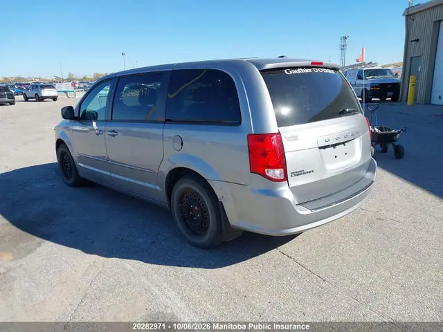 2C4RDGBG3GR394754 — 2016 Dodge Grand Caravan SXT, фото 3 с аукциона IAAI 14.10.2026, Задняя часть слева