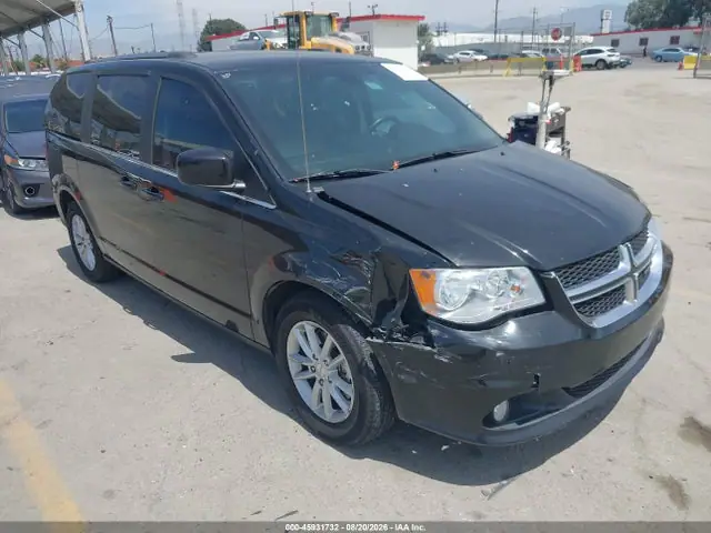 2C4RDGCG5KR661061 — 2019 Dodge Grand Caravan SXT, Передняя часть справа (Right Front), фото до ремонта