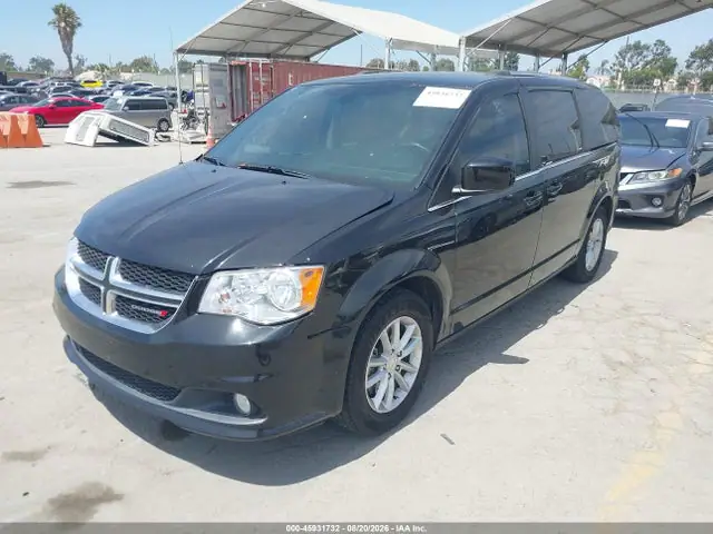 2C4RDGCG5KR661061 — 2019 Dodge Grand Caravan SXT, фото 2 с аукциона IAAI 14.10.2026, Передняя часть справа