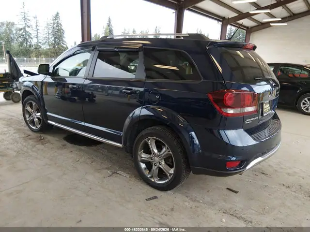 3C4PDDGG7HT623725 — 2017 Dodge Journey Crossroad Plus AWD, фото 3 с аукциона IAAI 14.10.2026, Передняя часть
