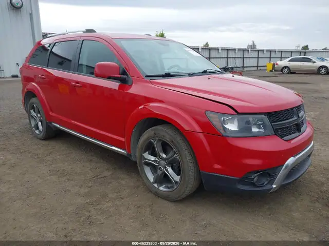 3C4PDDGG9HT515171 — 2017 Dodge Journey Crossroad Plus AWD, Передняя часть слева (Left Front), фото до ремонта