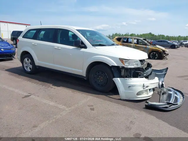 3C4PDCAB0JT523902 — 2018 Dodge Journey Cvp/SE, Передняя часть (Front), фото до ремонта