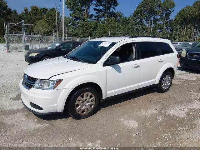 2016 Dodge JOURNEY SE VIN 3C4PDCAB4GT110714 фото 2