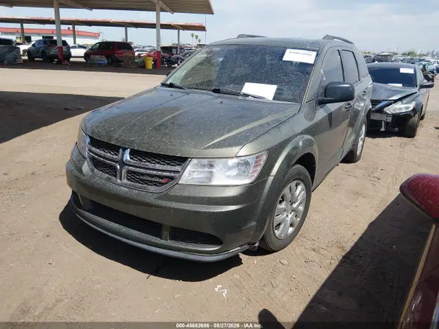 2017 Dodge JOURNEY SE VIN 3C4PDCAB6HT551245 фото 2