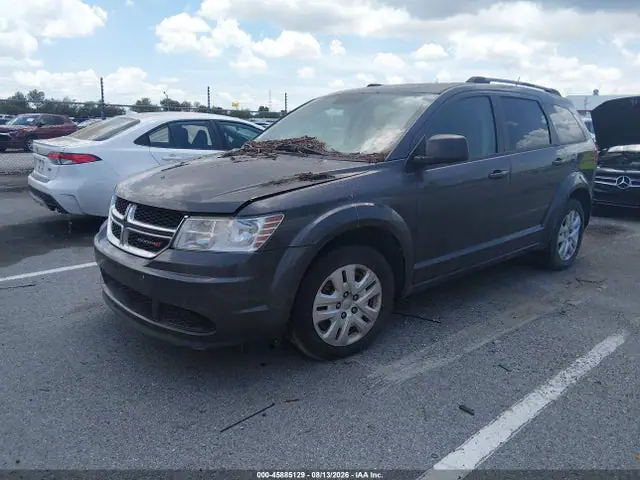 2017 Dodge JOURNEY SE VIN 3C4PDCAB3HT637063 фото 2