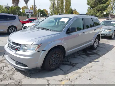 2017 Dodge JOURNEY SE VIN 3C4PDCAB1HT609701 фото 2