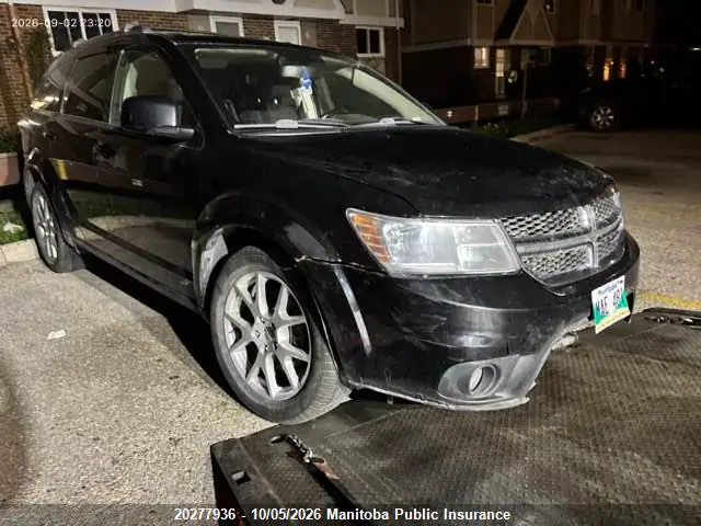 3C4PDCCG8FT658626 — 2015 Dodge Journey SXT, Передняя часть слева (Left Front), фото до ремонта