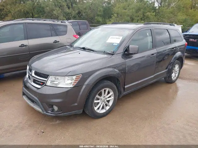 2017 Dodge Journey Sxt VIN 3C4PDCBG5HT514438 фото 2