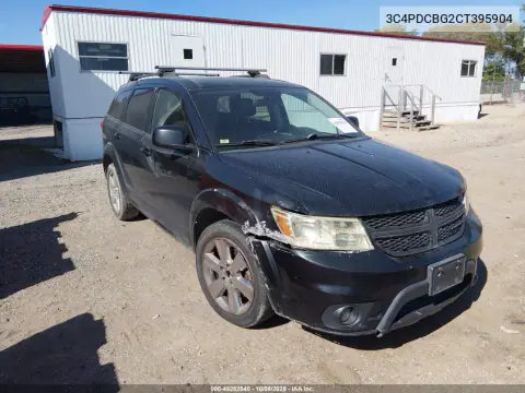 3C4PDCBG2CT395904 — 2012 Dodge Journey, Сзади слева, фото до ремонта