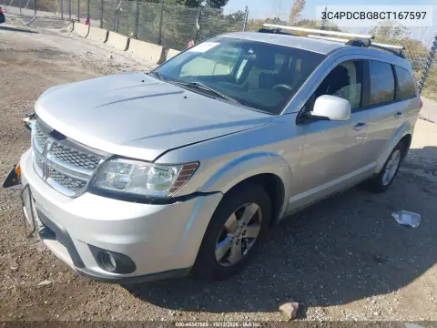 2012 Dodge Journey Sxt VIN 3C4PDCBG8CT167597 фото 3