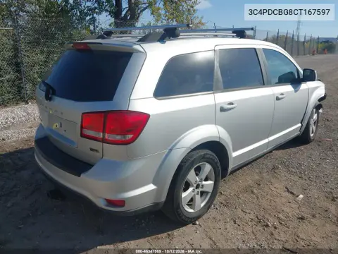 3C4PDCBG8CT167597 — 2012 Dodge Journey, Передняя часть, фото до ремонта