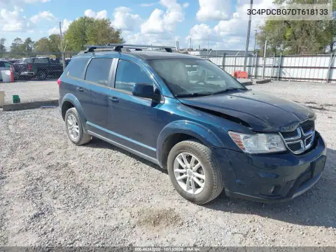 3C4PDCBG7DT618133 — 2013 Dodge Journey, Передняя часть, фото до ремонта