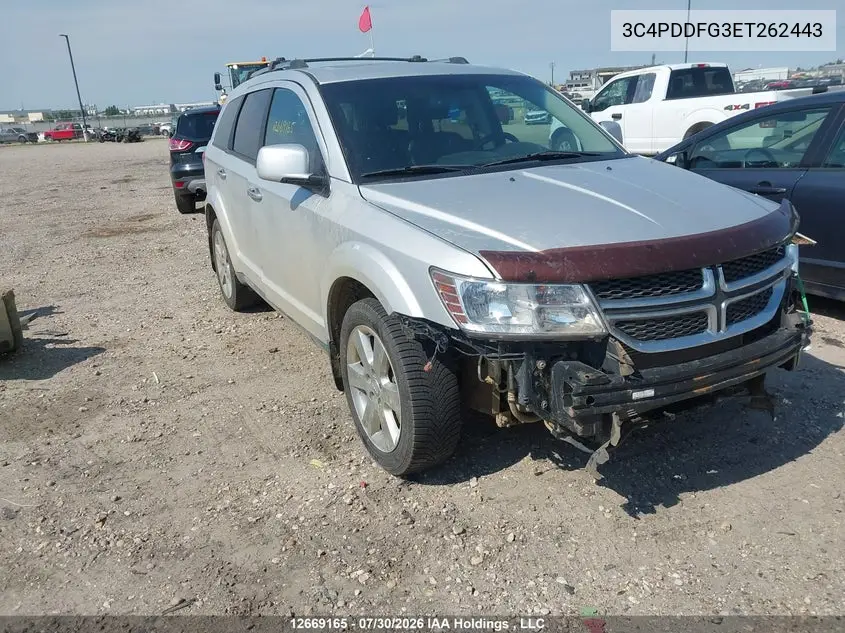 2014 Dodge Journey R/T VIN 3C4PDDFG3ET262443 фото 1