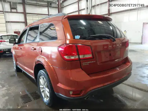 2014 Dodge Journey Sxt VIN 3C4PDDBG7ET297749 фото 3