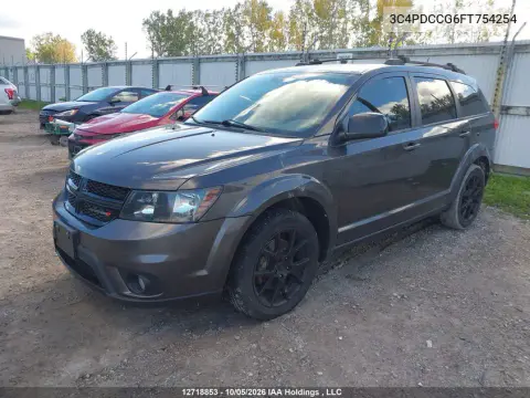 2015 Dodge Journey Sxt VIN 3C4PDCCG6FT754254 фото 3