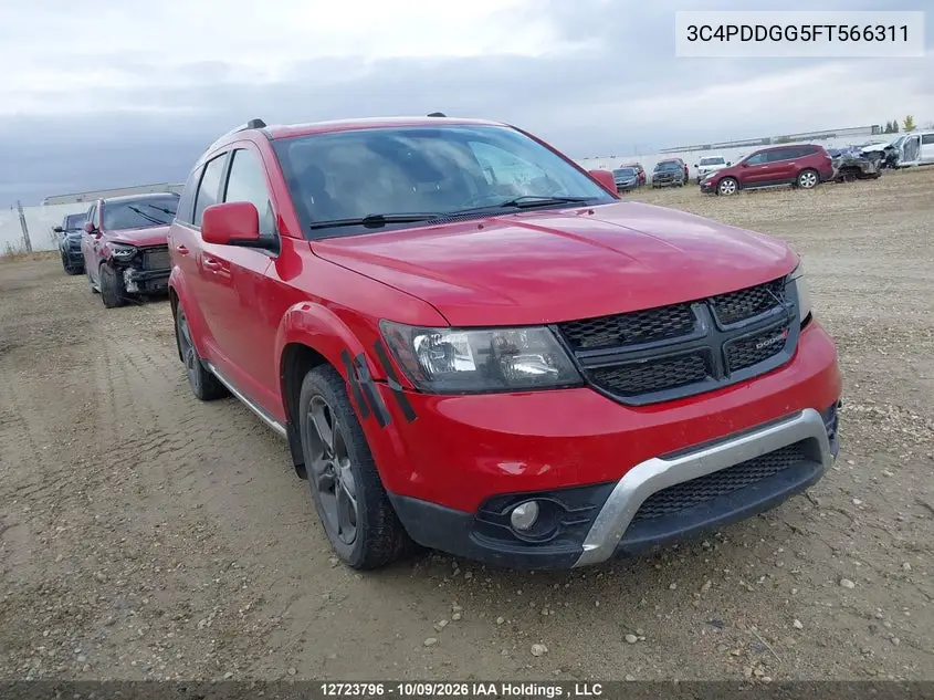2015 Dodge Journey Crossroad VIN 3C4PDDGG5FT566311 фото 2
