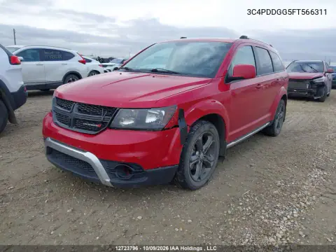 2015 Dodge Journey Crossroad VIN 3C4PDDGG5FT566311 фото 3
