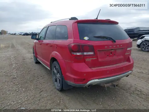 2015 Dodge Journey Crossroad VIN 3C4PDDGG5FT566311 фото 4