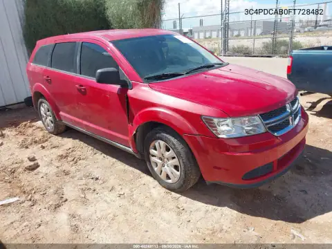 3C4PDCAB0FT728482 — 2015 Dodge Journey, Естественный износ, фото до ремонта