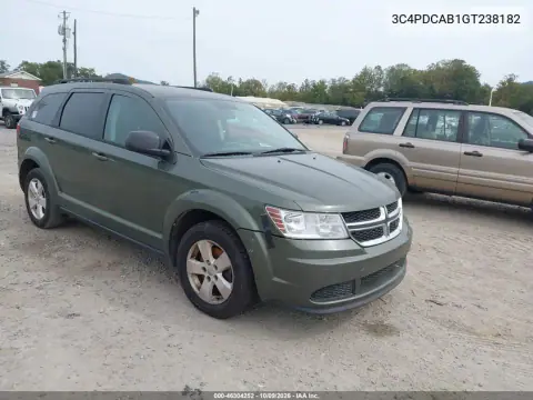 3C4PDCAB1GT238182 — 2016 Dodge Journey, Неизвестные повреждения, фото до ремонта