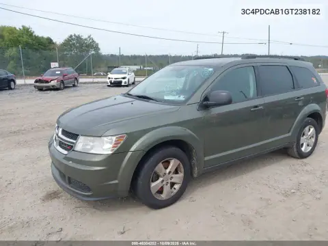 2016 Dodge Journey Se VIN 3C4PDCAB1GT238182 фото 2