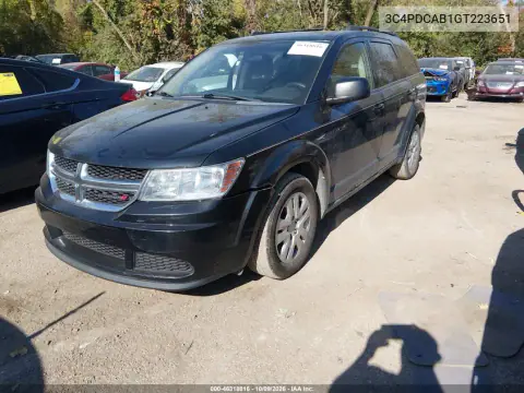 2016 Dodge Journey Se VIN 3C4PDCAB1GT223651 фото 3