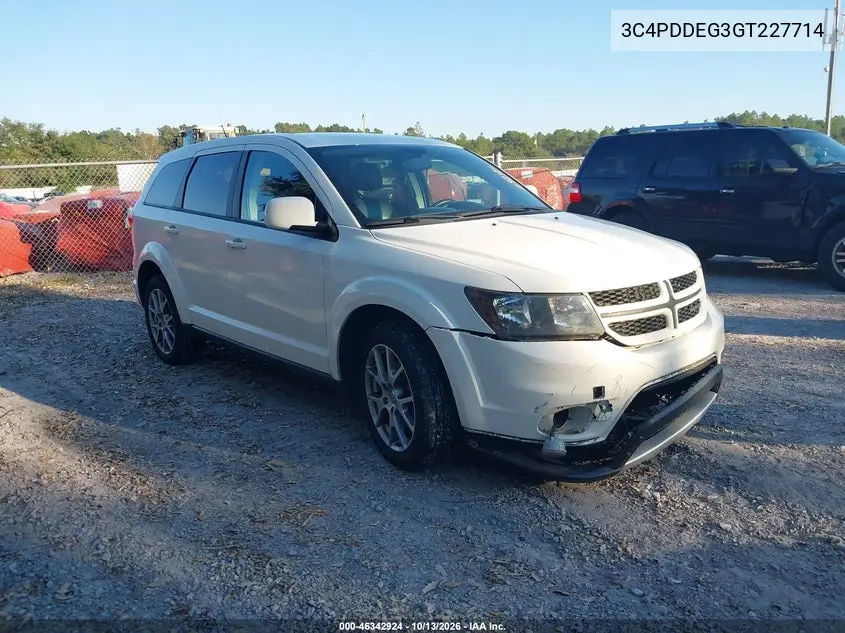 2016 Dodge Journey R/T VIN 3C4PDDEG3GT227714 фото 2