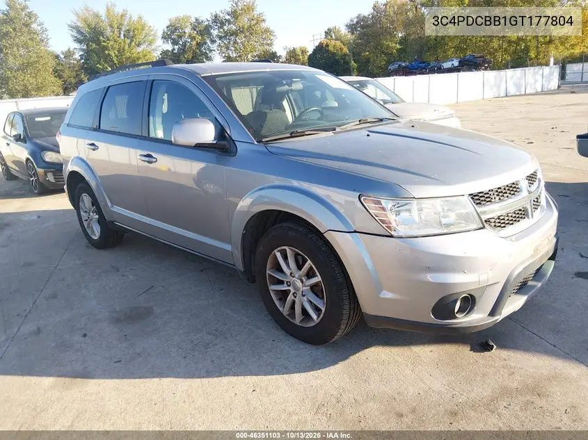 3C4PDCBB1GT177804 — 2016 Dodge Journey, фото 2 с аукциона IAAI, Естественный износ