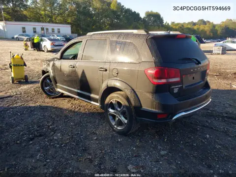 2017 Dodge Journey Crossroad Plus VIN 3C4PDCGG5HT594669 фото 4