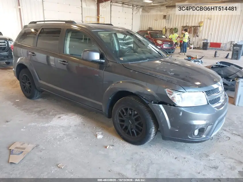 3C4PDCBG6HT514481 — 2017 Dodge Journey, фото 2 с аукциона IAAI, Передняя часть