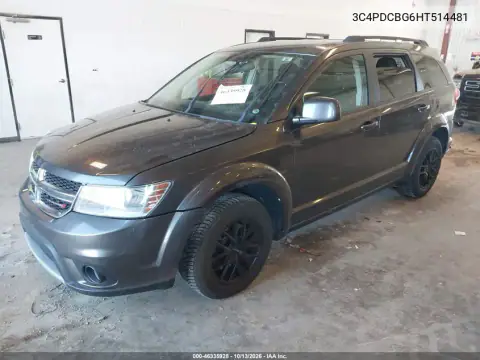 3C4PDCBG6HT514481 — 2017 Dodge Journey, фото 3 с аукциона IAAI, Передняя часть