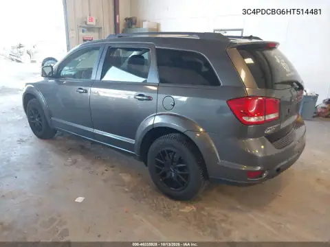 3C4PDCBG6HT514481 — 2017 Dodge Journey, фото 4 с аукциона IAAI, Передняя часть