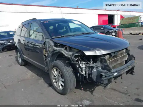 3C4PDDBG6HT584049 — 2017 Dodge Journey, Передняя часть, фото до ремонта