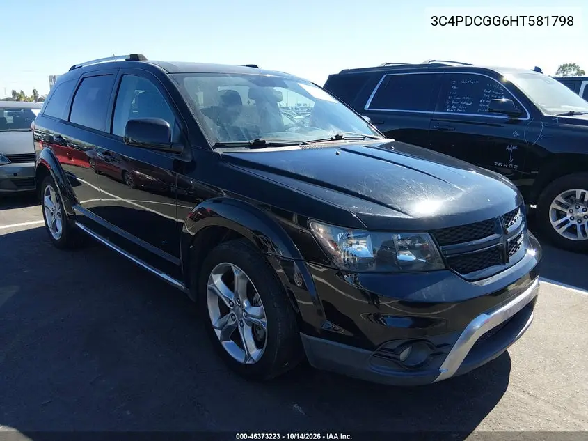 3C4PDCGG6HT581798 — 2017 Dodge Journey, фото 2 с аукциона IAAI, Естественный износ