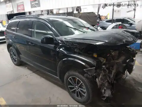 3C4PDCAB0JT447713 — 2018 Dodge Journey, Передняя часть, фото до ремонта