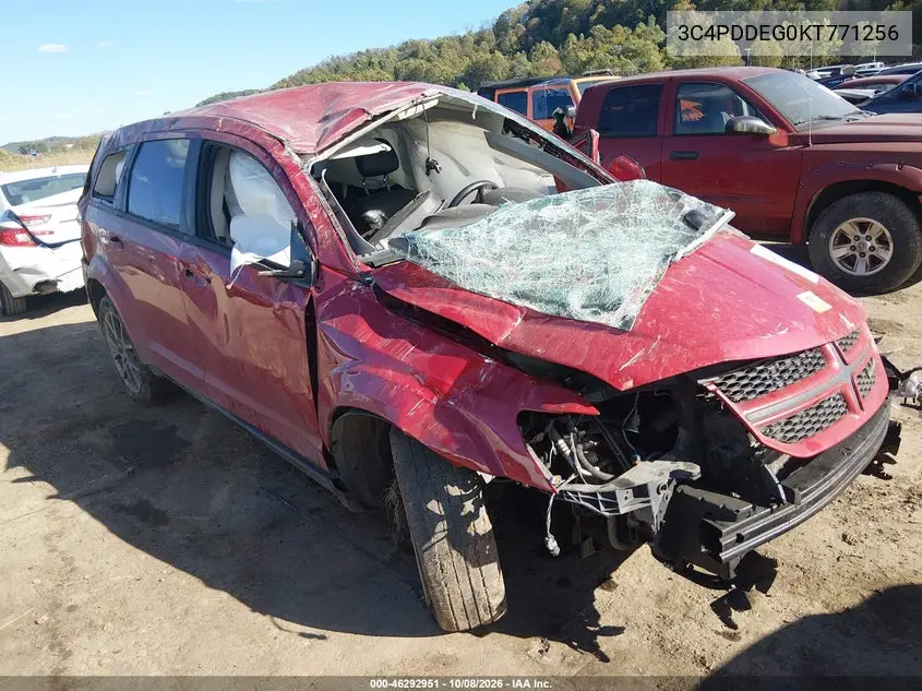 2019 Dodge Journey Gt Awd VIN 3C4PDDEG0KT771256 фото 1