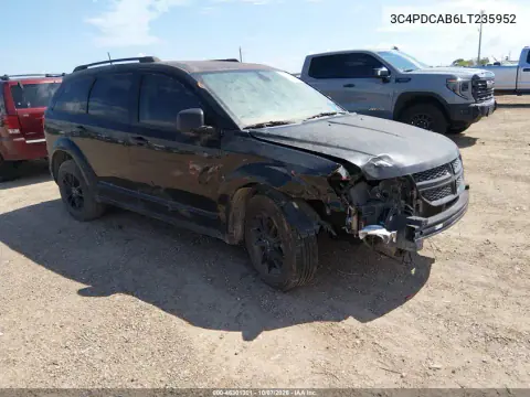3C4PDCAB6LT235952 — 2020 Dodge Journey, Передняя часть, фото до ремонта