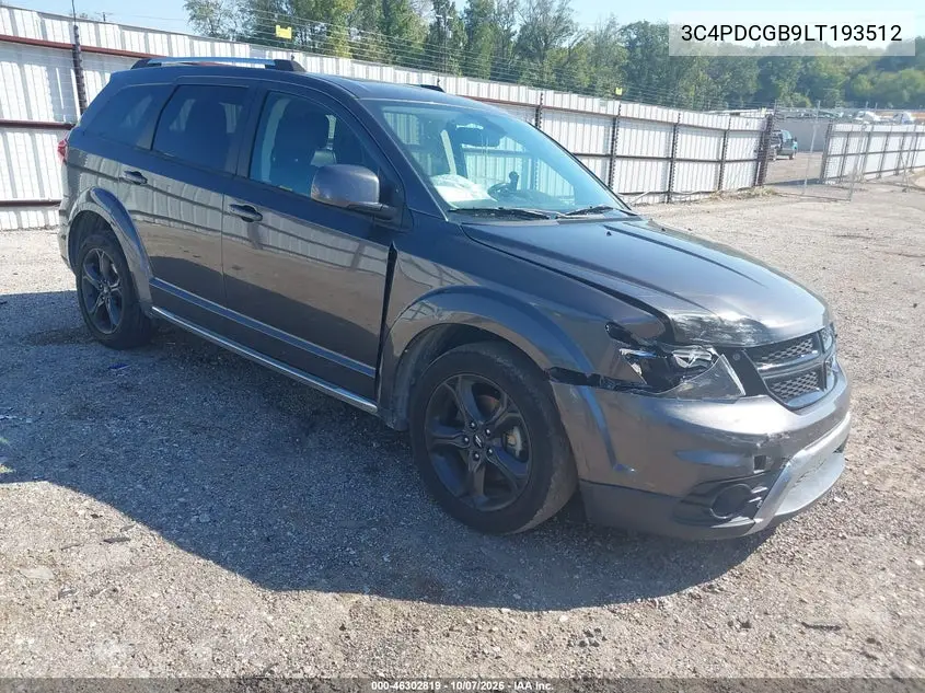 2020 Dodge Journey Crossroad VIN 3C4PDCGB9LT193512 фото 2