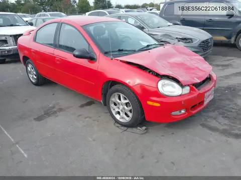 1B3ES56C22D618884 — 2002 Dodge Neon, Передняя часть, фото до ремонта