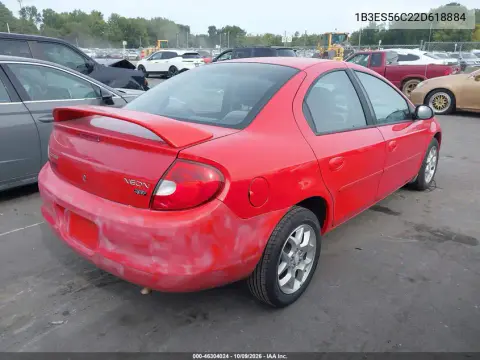 2002 Dodge Neon Sxt VIN 1B3ES56C22D618884 фото 5
