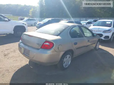 2003 Dodge Neon Se VIN 1B3ES26CX3D182205 фото 4