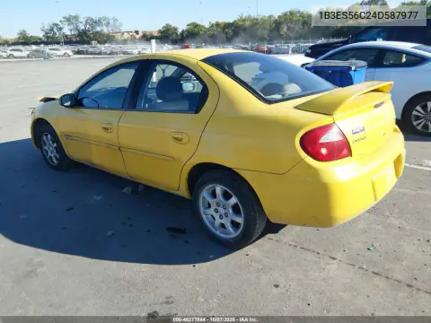 2004 Dodge Neon Sxt VIN 1B3ES56C24D587977 фото 4
