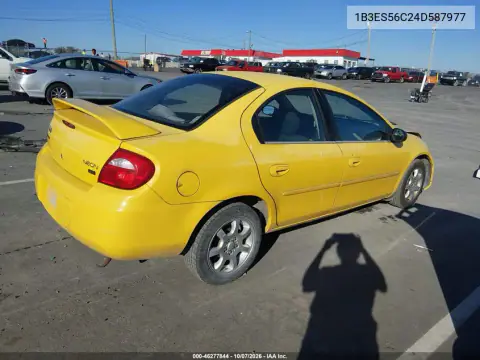 2004 Dodge Neon Sxt VIN 1B3ES56C24D587977 фото 5