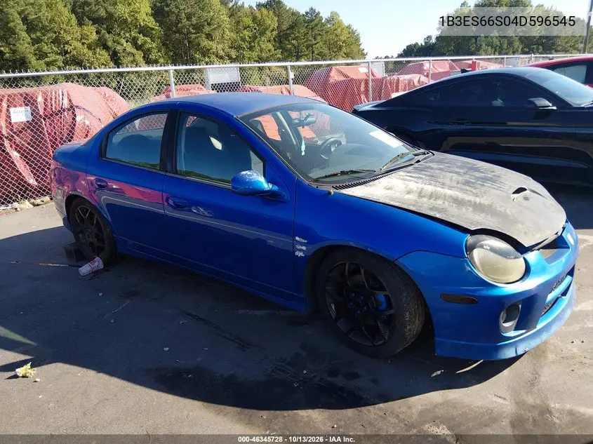 1B3ES66S04D596545 Dodge Neon 2004 — повреждение Естественный износ, фото до ремонта