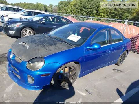 1B3ES66S04D596545 — 2004 Dodge Neon, фото 2 с аукциона IAAI, Естественный износ