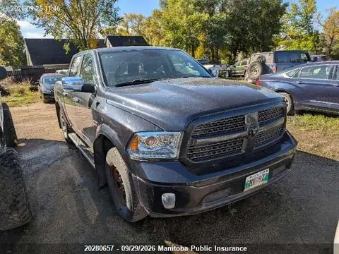 1C6RR7NM4FS568774 — 2015 Dodge RAM 1500 Laramie Crew Cab, Град (Hail), фото до ремонта