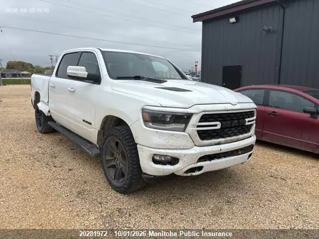 1C6SRFVT2NN166266 — 2022 Dodge RAM 1500 Sport Crew Cab, Повреждения снизу (Under Carriage), фото до ремонта