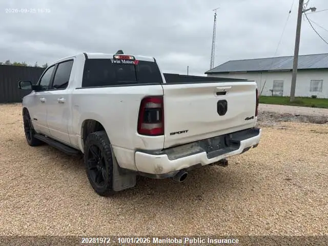 1C6SRFVT2NN166266 — 2022 Dodge RAM 1500 Sport Crew Cab, фото 3 с аукциона IAAI 14.10.2026, Повреждения снизу