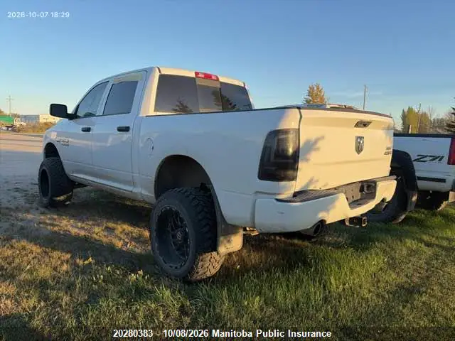 3C6RR7KT2JG148989 — 2018 Dodge RAM 1500 ST Crew Cab, фото 3 с аукциона IAAI 14.10.2026, Угон