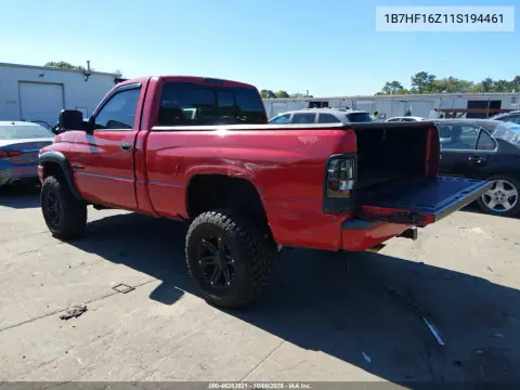 2001 Dodge Ram 1500 St VIN 1B7HF16Z11S194461 фото 4